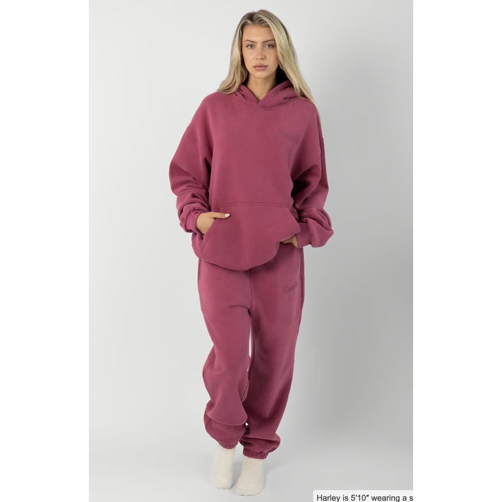 Comfrt Minimalist Sweatpants Berry 3XL Lounge